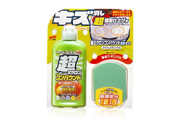 Micro Liquid Compound Light Lackrengöring polermedel Soft99 Soft9 SOFT99