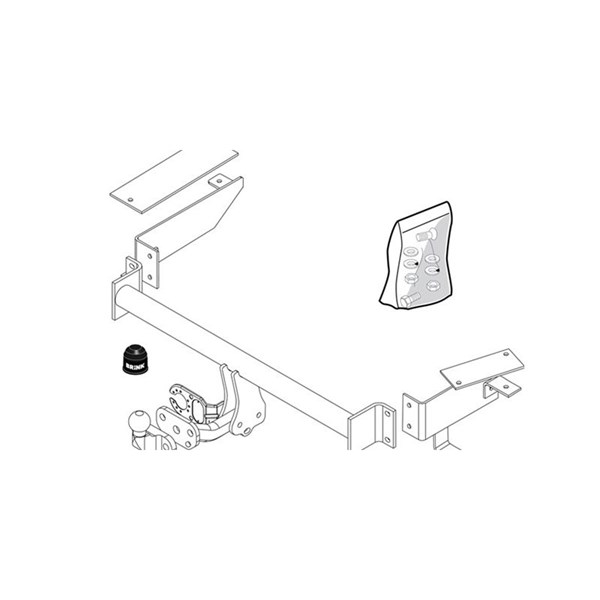 Dragkrok, Avtagbar Brink 381500 BRINK