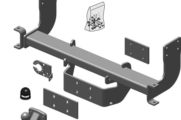 Dragkrok, Avtagbar Brink 511400 BRINK