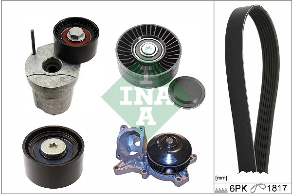 Vattenpump + spårremssats Ina 529 0368 30 INA