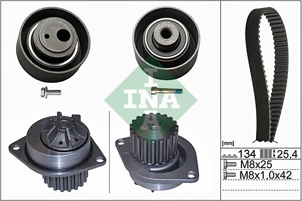 Kamremskit med vattenpump Ina 530 0055 30 INA