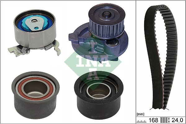 Kamremskit med vattenpump Ina 530 0444 30 INA