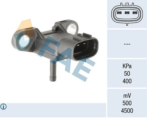 Sensor, insugstryck Fae 15156 FAE