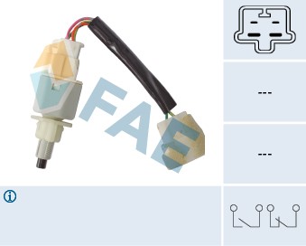 Bromsljuskontakt Fae 24604 FAE