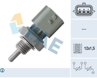 Sensor, kylvätsketemperatur Fae 33841 FAE