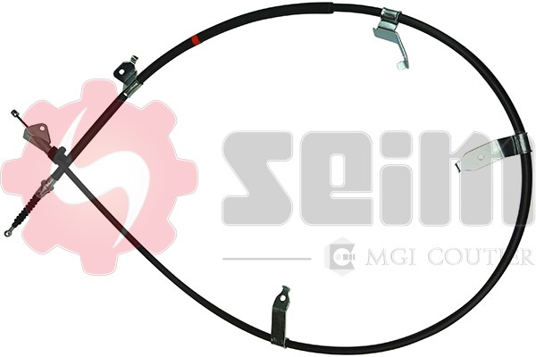 Vajer, parkeringsbroms, Höger bak Seim 555125 SEIM