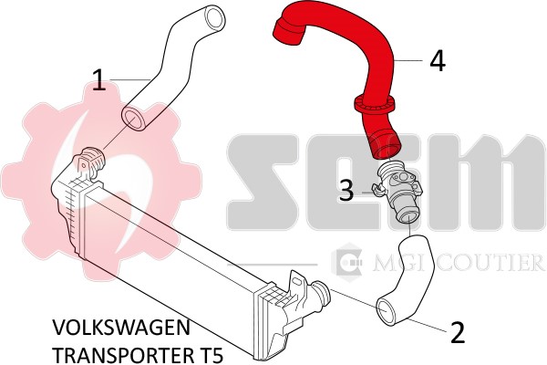 Laddluftslang Seim 981624 SEIM