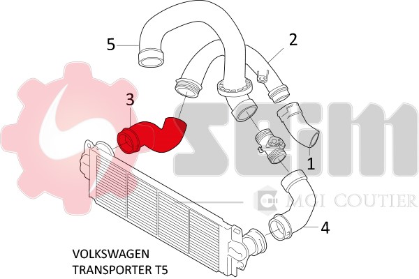 Laddluftslang Seim 981626 SEIM