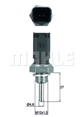 Kylvätsketemperatur-sensor Mahle Behr TSE 25 MAHLE