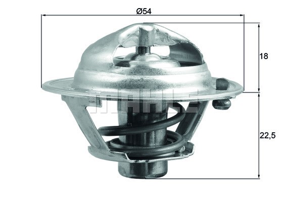 Termostat, kylvätska Mahle Behr TX 166 90D MAHLE
