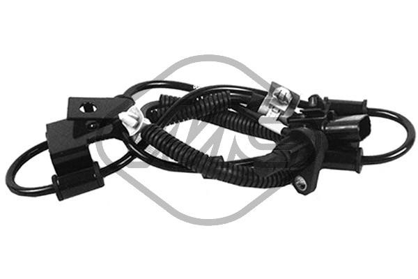 ABS-givare, Sensor, hjulvarvtal, Framaxel Metalcaucho 50254 Metalcaucho