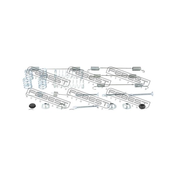 Tillbehörssats, bromsbackar, parkeringsbroms Febest 0204-D10R-KIT FEBEST