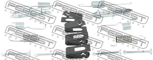 Tillbehörssats, bromsbackar, parkeringsbroms Febest 0204-F15ER-KI FEBEST
