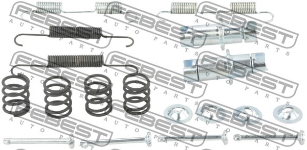 Tillbehörssats, bromsbackar, parkeringsbroms Febest 0204-J32R-KIT FEBEST