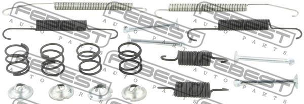 Tillbehörssats, bromsbackar, parkeringsbroms Febest 0804-S10XR-KI FEBEST