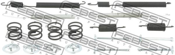 Tillbehörssats, bromsbackar, parkeringsbroms Febest 0804-S10XTR-K FEBEST