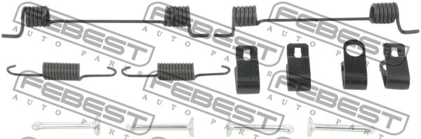 Tillbehörssats, bromsbackar, parkeringsbroms Febest 1204-SFER-KIT FEBEST