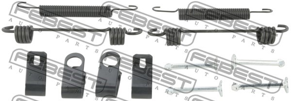 Tillbehörssats, bromsbackar, parkeringsbroms Febest 1204-SONR-KIT FEBEST