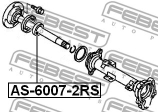 Lager, Fram Febest AS-6007-2RS FEBEST