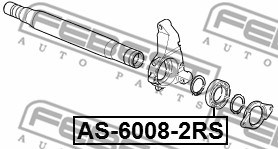 Lager Febest AS-6008-2RS FEBEST