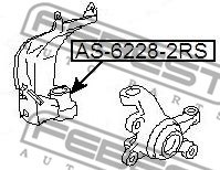 Lager Febest AS-6228-2RS FEBEST Lager Febest AS-6228-2RS FEBEST