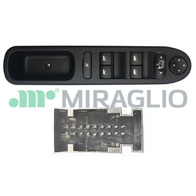 Brytare, fönsterhiss, Vänster fram Miraglio 121/PGP76001 MIRAGLIO