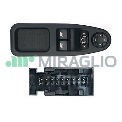 Brytare, fönsterhiss, Vänster fram Miraglio 121/PGP76008 MIRAGLIO
