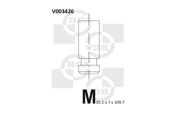 Insugsventil Bga V003426 BGA