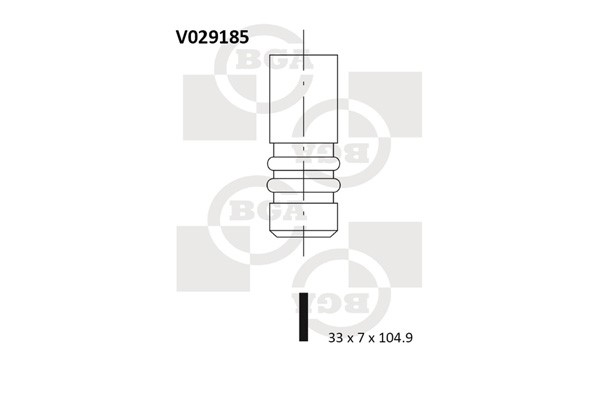 Insugsventil Bga V029185 BGA