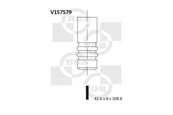 Insugsventil Bga V157579 BGA