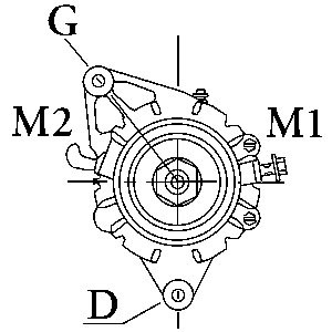 Generator 14V 65A Hc-cargo 110975 HC-Cargo