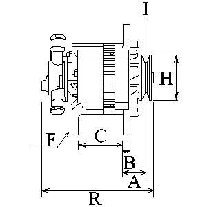 Generator 14V 60A Hc-cargo 114766 HC-Cargo