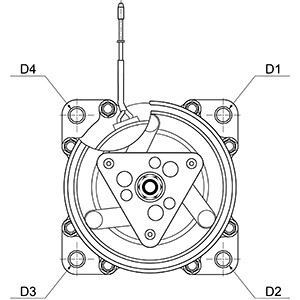 Kompressor, klimatanläggning 12V Hc-cargo 241889 HC-Cargo