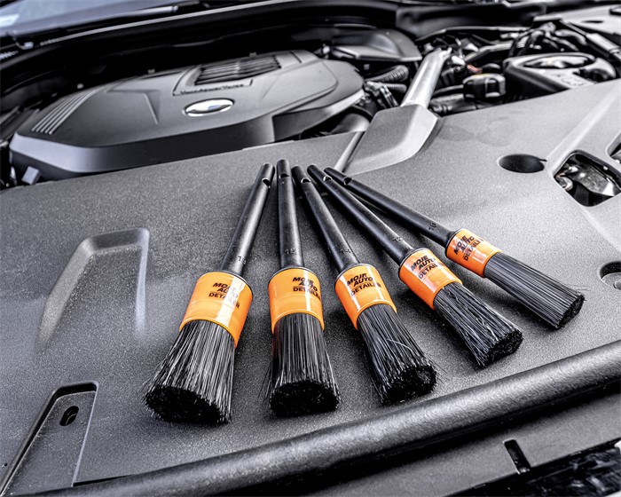 Rengöringsborstar 5-pack Moje Auto detailing brushes, Universal