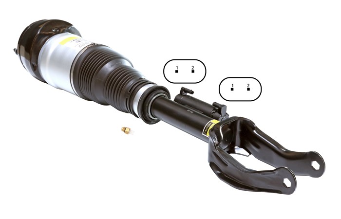 Luftfjäderben, Höger fram Aic Dunlop original spare part 71177 AIC