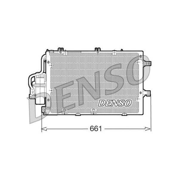 Kondensor, klimatanläggning Denso DCN20015 DENSO