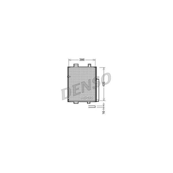 Kondensor, klimatanläggning Denso DCN35001 DENSO