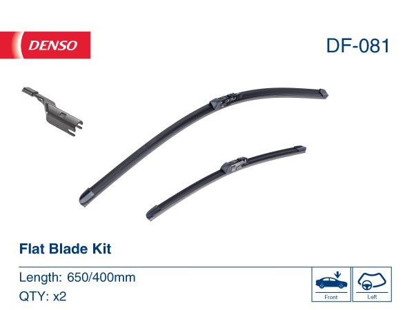 Torkarblad, Förarsida, Passagerarsida Denso DF-081 DENSO