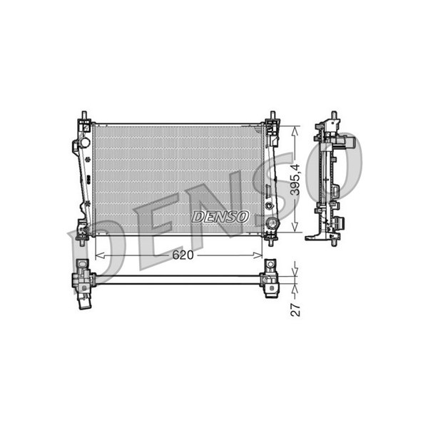Kylare, motorkylning Denso DRM01006 DENSO