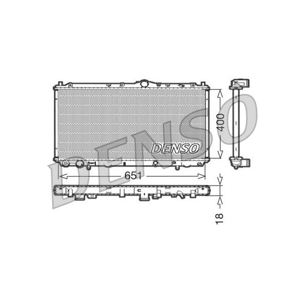 Kylare, motorkylning Denso DRM33061 DENSO