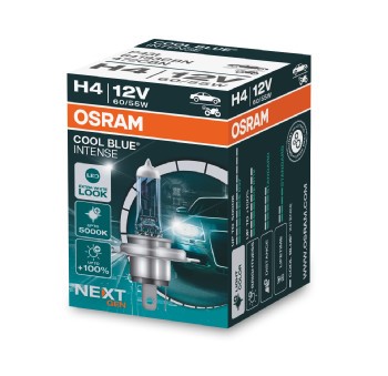 Halogenlampa  OSRAM COOL BLUE INTENSE H4 P43t OSRAM