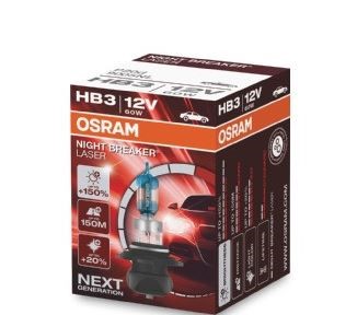 Halogenlampa  OSRAM NIGHT break LASER next gen HB3 P20d OSRAM
