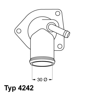 Termostat, kylvätska Borgwarner (wahler) 4242.92D BorgWarner (Wahler)
