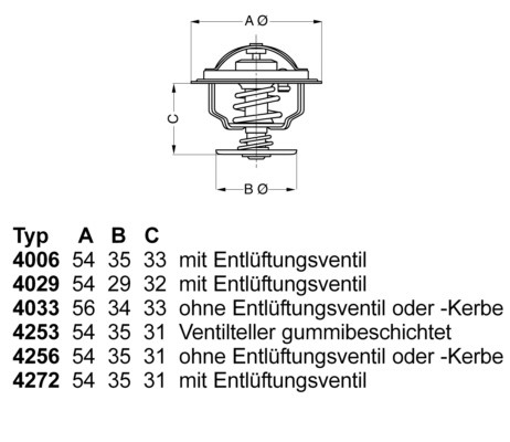 Termostat, kylvätska Borgwarner (wahler) 4253.87D BorgWarner (Wahler)