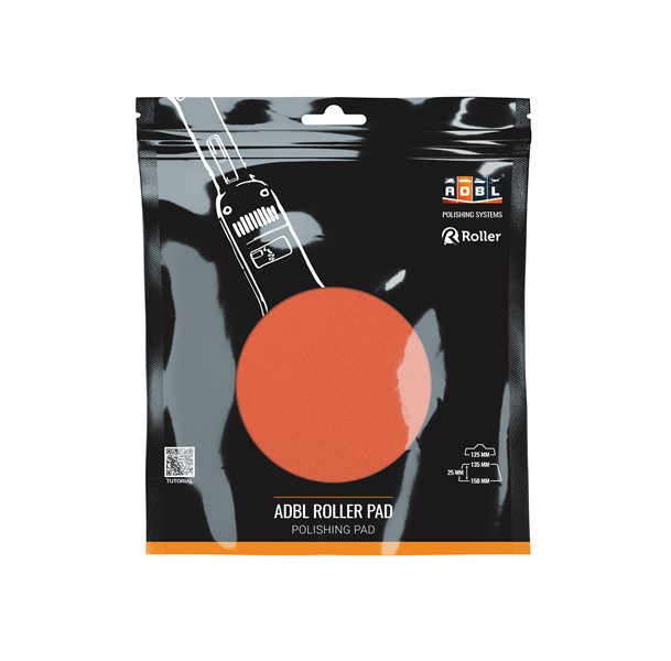 Roller Cut Da 125mm Orange Hard Velcro Poleringssvamp Adbl Adbl A ADBL