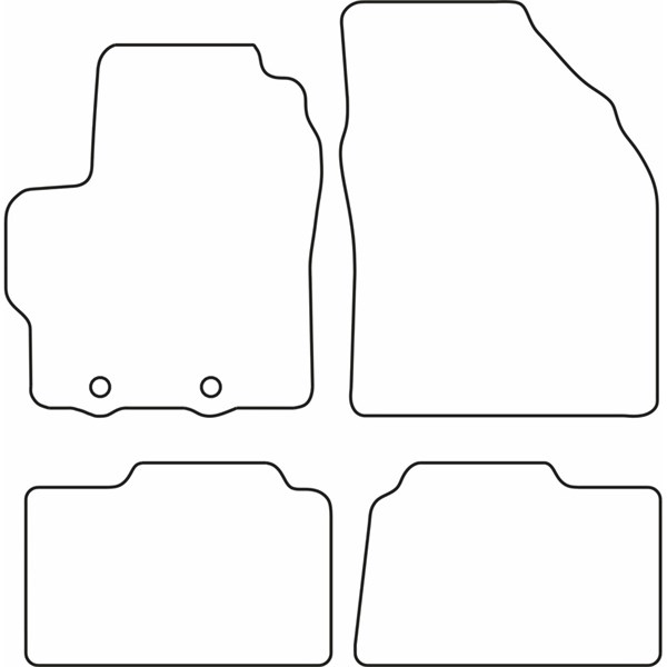 Textilmatta, kupé, Fram eller bak Autostyle TM TO568V AutoStyle Textilmatta, kupé, Fram eller bak Autostyle TM TO568V AutoStyle
