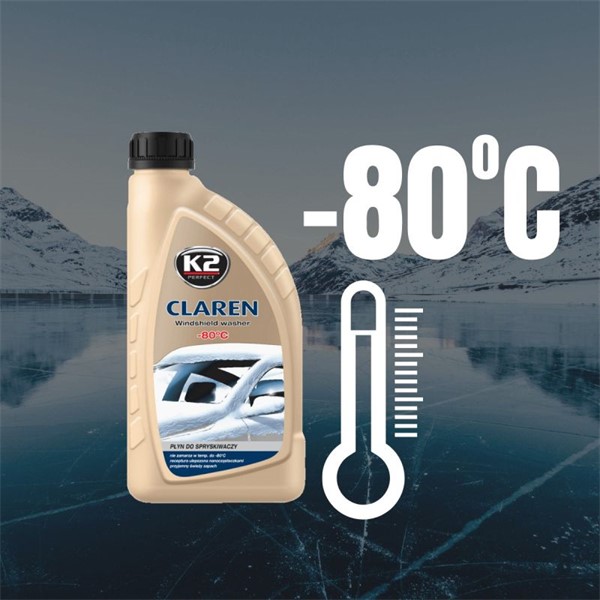 Spolarvätska K2 Claren -80c (koncentrerad), Universal K2 Spolarvätska K2 Claren -80c (koncentrerad), Universal K2