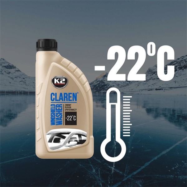 Spolarvätska K2 Claren -22c (färdigblandad), Universal K2