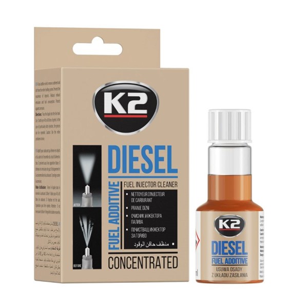 Dieselmotorrengöring K2 Diesel 50ml, Universal K2