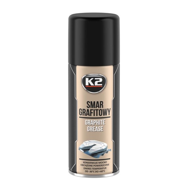 Grafitfett K2 Graphite Grease spray 400ml, Universal K2